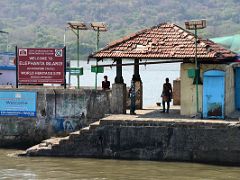 15 Welcome To Elephanta Island Sign On The Dock At Elephanta Island