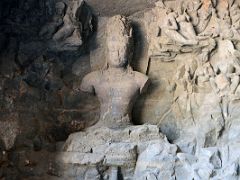 27 Shiva As Yogishvara Is Just To The Left Of The Entrance To The Main Cave At Mumbai Elephanta Island