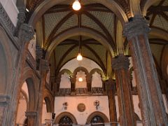 19 Mumbai Chhatrapati Shivaji Victoria Terminus Ceiling Of The Booking Hall