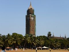 24 Playing Cricket At Oval Maiden With Rajabai Clock Tower And University Of Mumbai Convocation Hall Behind