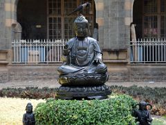 05 Buddha Statue Outside The Mumbai Prince of Wales Museum Chhatrapati Shivaji Maharaj Vastu Sangrahalaya