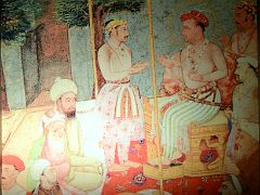 25 Visit Of Emperor Jahangir To The Dargah Of Ajmer In 1640 In The Miniature Painting Gallery Of The Mumbai Prince of Wales Museum