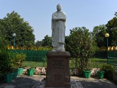 02B Statue Of Angarika Dharmapala The Founder of Mahabodhi Society And Pioneer Of Buddhist Revival In India Sarnath India