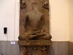 08 Buddha in Bhumisparsha Mudra 5C Statue In Sarnath Archeological Building India