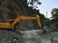 05C The NH10 Is Constantly Being Repaired Above The Teesta River On The Way From Bagdogra Airport To Gangtok Sikkim