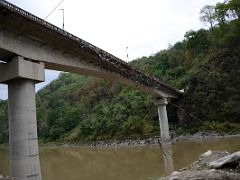 02B Teesta Bridge Spans The Teesta River Toward Gangtok Sikkim From Darjeeling