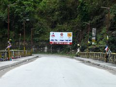 02C 51km To Gangtok Sign Crossing The Teesta Bridge