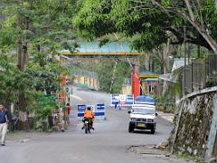 04A Police Checkpoint At Rangpo As Highway 10 Enters Sikkim On The Way To Gangtok Sikkim