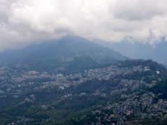 08B Gangtok Across The Valley From Shanti View Point On The Drive Up To Rumtek Gompa Monastery Near Gangtok Sikkim India