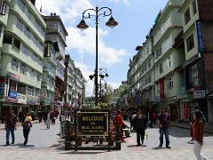 03B Welcome To MG Marg Sign At The Entrance To The Main Shopping Area Of Gangtok Sikkim India