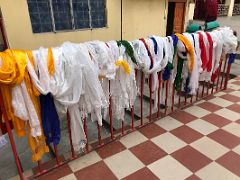 07 Colourful Cloth On The Railing At Do Drul Chorten Monastery In Gangtok Sikkim India