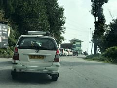 01B We Soon Entered A Traffic Jam Waiting To Get Our Permits Checked On The Way To Tsomgo Lake Sikkim India