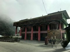 01C After Waiting 45 Minutes To Get Our Permits Checked, We Drove By The Police Checkpost On The Outskirts Of Gangtok And Were On Our Way To Tsomgo Lake Sikkim India