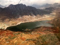 12B Tsomgo Lake And Surrounding Mountains From The Tsomgo Passenger Ropeway Cable Car Sikkim India