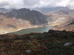 13B Tsomgo Lake And Surrounding Mountains From The 4420m Top Of The Tsomgo Passenger Ropeway Cable Car Sikkim India