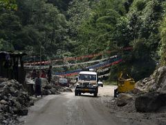 02C Highway 310A Is Constantly Being Repaired As We Descend From Gangtok Valley On Our Drive To Mangan And On To Lachen Sikkim India