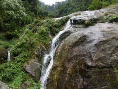 03B Small Waterfall Flows Over A Large Rock On Our Drive To Mangan And Lachen Sikkim India