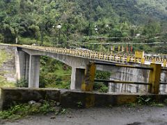 06A Approaching The B-III Bakcha Chu Modern Bridge On The Drive To Mangan And Lachen Sikkim India