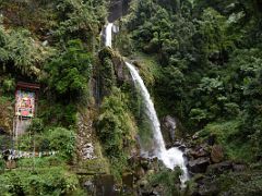 07B The Seven Sisters Waterfall And Buddha Statue On The Drive From Gangtok To Mangan And On To Lachen Sikkim India