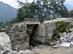 13B We Drove A Detour Around A Landslide Destroyed Bridge Just After Mangan On The Drive To Chungthang And On To Lachen Sikkim India