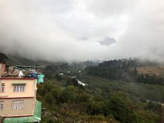 10C Clouds Cover The Road From Hotel Lachung Mandala In Lachung North Sikkim India