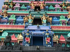 05C Close Up Of The Colourful Carvings And Statues Of A Replica Of Char Dham At Siddheswar Char Dham Near Namchi Sikkim India