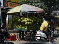 03C Melon Street Seller In Varanasi India