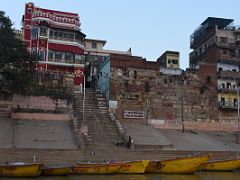 04D Manasarovar Ghat On The Ganges River Just Before Sunrise Varanasi India