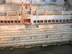 07A Manikarnika Well Parvati dropped her earring here and Shiva dug the tank to recover it filling the depression with his sweat At Manikarnika Ghat Varanasi India