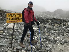 02B Jerome Ryan At The Beginning Of The Trail To Island Peak Base Camp From Chukhung