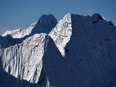 07E Malanphulan 6573m, Pema Dablam 6302m Close Up From Island Peak Summit 6189m