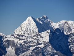 09D Khatang 6790m, Numbur 6958m, Kongde Ri 6186m Close Up From Island Peak Summit 6189m