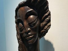 02 Moon by Edna Manley 1943 Mahogany sculpture National Gallery Of Jamaica Kingston