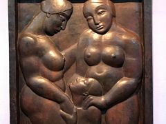 04 Adolescence by Edna Manley 1927 bronze relief carving National Gallery Of Jamaica Kingston