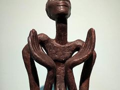 12 He Cometh Forth by Edna Manley 1962 Purple Heart Wood sculpture National Gallery Of Jamaica Kingston