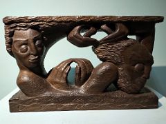 14 The Generations by Edna Manley 1943 Mahogany sculpture National Gallery Of Jamaica Kingston