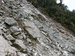 Kangchenjunga 09 01 Crossing Dangerous Landslide I had to cross not only this landslide, but also another two right after this one, on the way to the top of the ridge from Torontan (2990m) on the way back from…