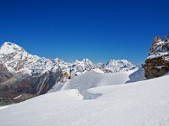 12 11 Chamlang, Peak 6 Mount Tutse, Kangchenjunga And Jannu From Mera High Camp I enjoyed the magnificent views from Mera High Camp (5770m) at midday to the east: Chamlang, Peak 6 Mount Tutse poking up above the ridge, and Kangchenjunga and…