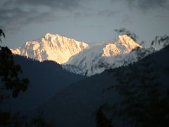 02A Kabru South And Kabru Dome Shine At Sunrise From Yuksom Sikkim Before We Start The Goecha La Kangchenjunga Trek