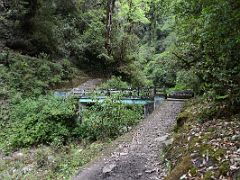 04D Crossing The Third Bridge On The Goecha La Kangchenjunga Trek From Yuksom Toward Sachen