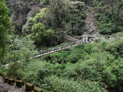 06B The Final Bridge 2413m Before the Climb To Tshoka On The Goecha La Kangchenjunga Trek