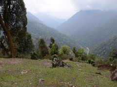 06D Looking Back Towards Yuksom As The Climb Nears Bakhim On The Goecha La Kangchenjunga Trek