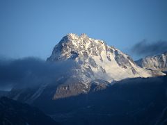 06C Mountain Above Kang La Just After Sunrise Above Dzongri On The Goecha La Kangchenjunga Trek