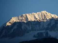 06D Koktang Just After Sunrise Above Dzongri On The Goecha La Kangchenjunga Trek