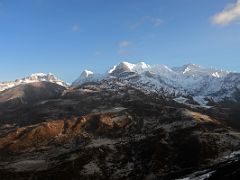 08A Koktang, Frey Peak, Ratong, Kabru, Kabru Dome, Kangchenjunga After Sunrise Above Dzongri On The Goecha La Kangchenjunga Trek