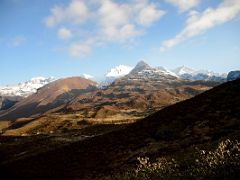 09A After The Spectacular Sunrise Mountain Views We Retraced Our Steps To Dzongri Still With Beautiful Mountain Views On The Goecha La Kangchenjunga Trek