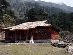 04A We Stopped For A Rest At Kokchrung 3717m After Trekking For One Hour And 45 Minutes From Dzongri On The Way To Lamuney On The Goecha La Kangchenjunga Trek