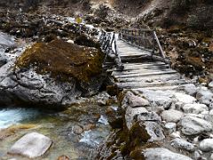 04C We Crossed A Bridge Over The Prek Chu River Just After Leaving Kokchrung On The Trek Between Dzongri And Lamuney On The Goecha La Kangchenjunga Trek