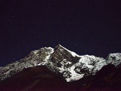 01A We Left Lamuney 4141m A Couple Of Hours Before Sunrise With A View To Pandim Below The Stars On The Goecha La Kangchenjunga Trek