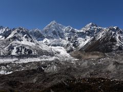 02A Siniolchu, Little Siniolchu, Siniolchu Glacier Across The Zemu Glacier From Rest Camp On Day 4 Of Kangchenjunga East Face Green Lake Trek Sikkim India